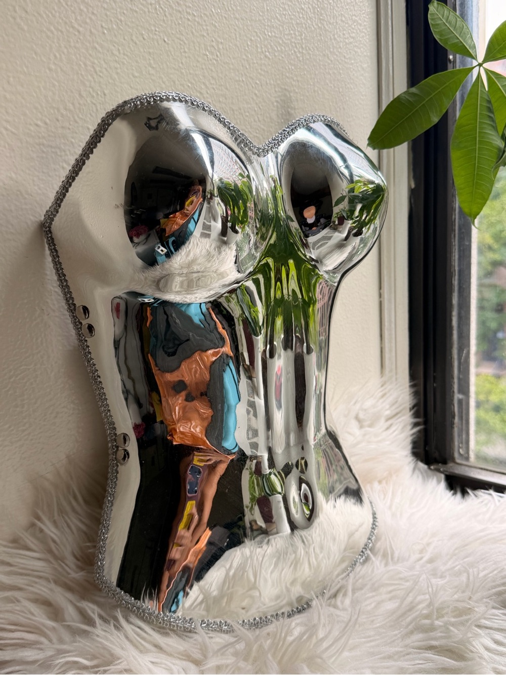 Chrome Body Sculpture Top